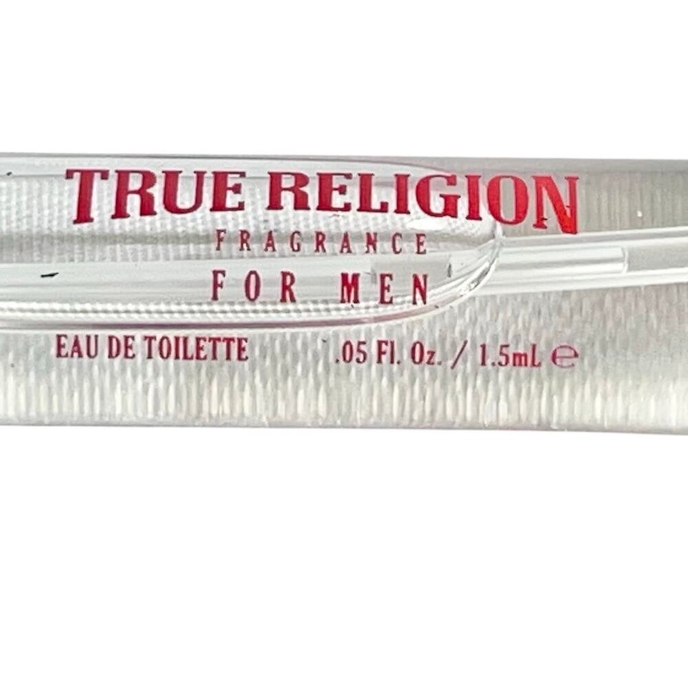 True Religion Mens Cologne Eau de Toilette Samples Lot of 6, .05 fl oz Travel - Picture 3 of 7